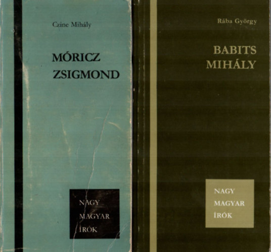 Czine Mihly, Rba Gyrgy - 2 db letrajzi knyv egytt: Mricz Zsigmond, Babits Mihly.