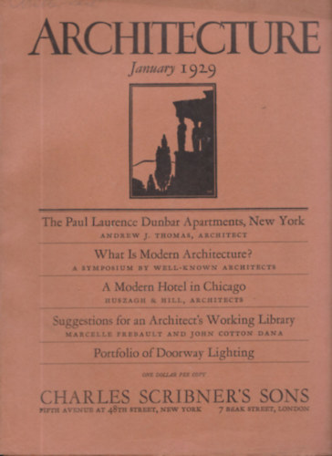 Architecture 1929 January