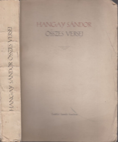 Hangay S�ndor �sszes versei