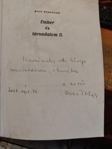 Bíró Ferencné - Ember és társadalom II. Epizódok Európa és Magyarország életéből