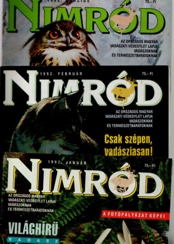 Orszgos Magyar Vadszati Vdegylet - Nimrd 1992 teljes vfolyam