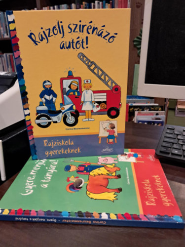 Corina Beurenmeister - 2 k�tet a Rajziskola gyerekeknek sorozatb�l: Rajzolj szir�n�z� aut�t!+Gyere, menj�nk a tany�ra!