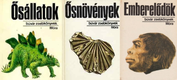 Dr. Dr. Kordos Lszl, Dr. Hably Lilla Farkas Henrik - 3 db Bvr zsebknyv: sllatok + snvnyek + Embereldk