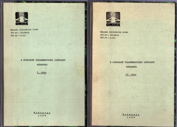 Stubnya György (szerk.) - A korszerű takarmányozás időszerű kérdései I-II.