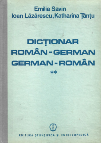 Drictionar roman-german german-roman