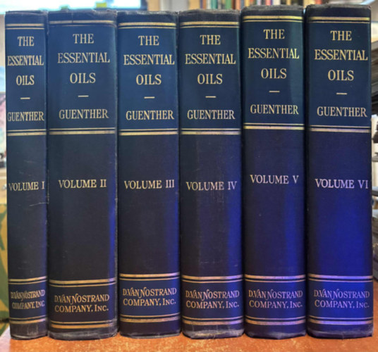 Ernst Guenther PhD. - The Essential Oils Complete I-VI.