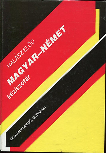 Halsz Eld - Magyar-Nmet kzisztr