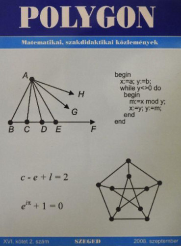 Polygon - Matematikai, szakdidaktikai kzlemnyek 2008. szeptember