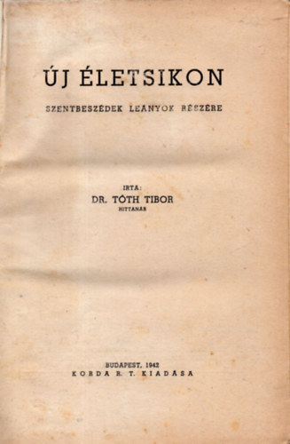 Dr. Tth Tibor - j letskon