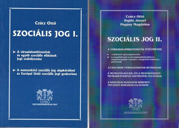 Hajd Jzsef, Pogny Magdolna Czcz Ott - Szocilis jog I.-II.