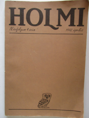 Holmi 1992 prilis - IV. vfolyam 4. szm