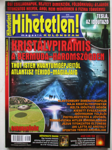 Hihetetlen! magazin klnszm 2018. Jnius-Szeptember