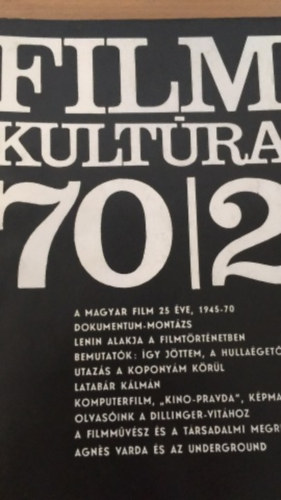 Bíró Yvett - Filmkultúra 70/2