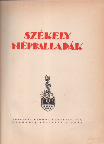 Ortutay Gyula - Szkely npballadk