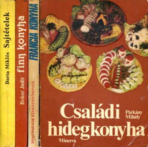 Tbb szerz - Gasztronmia knycsomag - 4 db