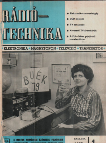 Stefanik P�l  (szerk) - R�di�Technika 1979. teljes �vfolyam 1-12. sz�m (egybek�tve)