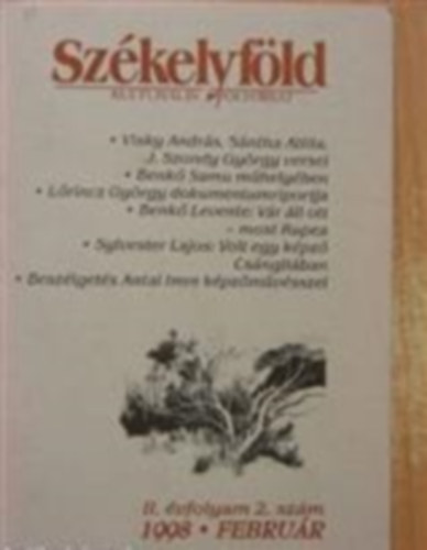 Sz�kelyf�ld kultur�lis foly�irat II. �vf. 2. sz�m 1998. febru�r