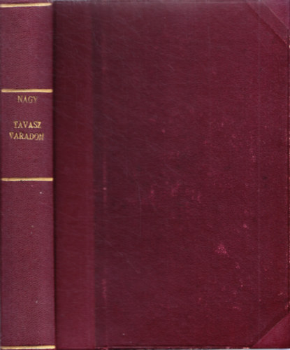 Nagy Andor - Tavasz Vradon - Regny a fiatal Ady Endr letbl