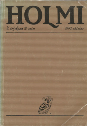 R�z P�l  (f�szerkeszt�) - Holmi  1993 okt�ber