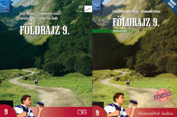 Sárfalvi Béla Nagy Balázs Dr. Nemerkényi Antal - Földrajz 9. tankönyv + munkafüzet (2 kötet)