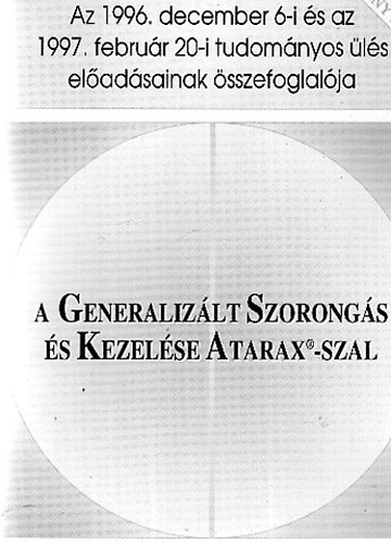 A generalizlt szorongs s kezelse Atarax-szal