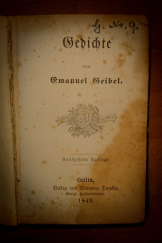 Emanuel Geibel - Gedichte