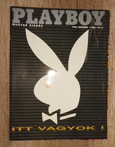 Hugh M. Hefner - Playboy - Magyar kiad�s - els� magyar kiad�s� lapsz�m I. �vfolyam 1989. december