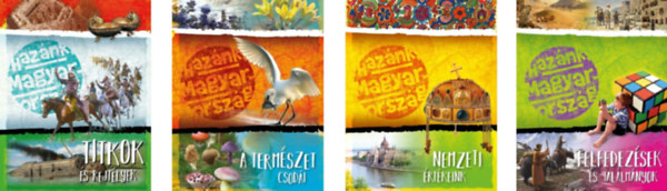 Haznk, Magyarorszg sorozat (4 knyv) / Titkok s rejtlyek, A termszet csodi, Nemzeti rtkeink, Felfedezsek s tallmnyok