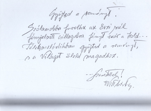 Witt M�rta - A csend meleg�ben