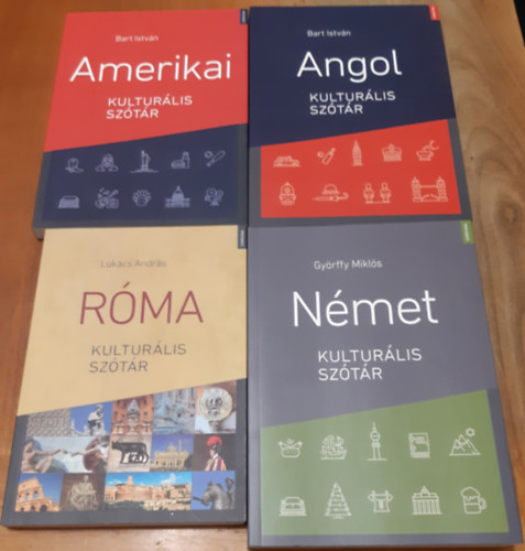 Bart Istv�n - Gy�rffy Mikl�s - Luk�cs Andr�s - Angol kultur�lis sz�t�r + Amerikai kultur�lis sz�t�r + N�met kultur�lis sz�t�r + R�ma kultur�lis sz�t�r