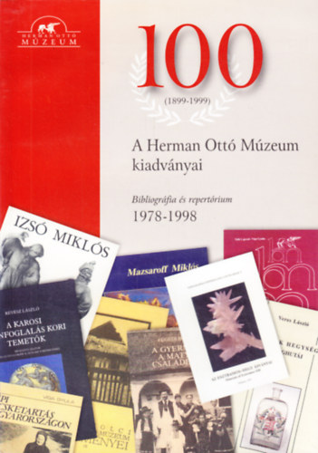 Csák Leventéné; Hideg Ágnes - A Herman Ottó Múzeum kiadványai (Bibliográfia és repertórium 1978-1998.)
