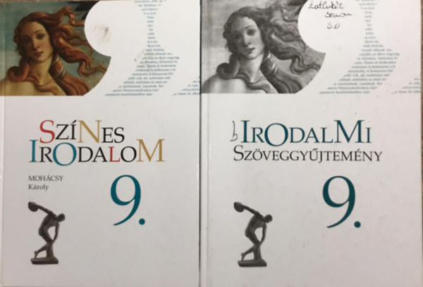 Mohcsy Kroly - Sznes Irodalom 9. + Irodalmi Szveggyjtemny 9. (2 ktet)