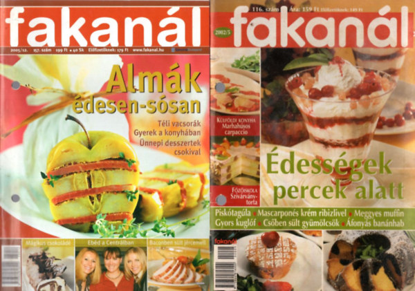 Rohrmann Katalin (szerk.) - 3 db fakanl magazin: 2002/5 , 2002/4, 2005/12