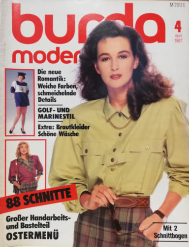 Burda Moden - 1987 Április, 4. szám