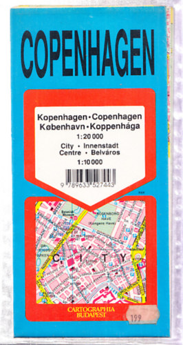 Copenhagen 1 : 20 000 (Többnyelvű)