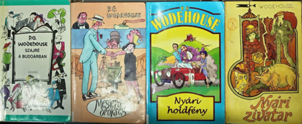 Pelham Grenville Wodehouse P. G. Wodehouse - (4db) Wodehouse k�nyvcsomag: Ny�ri holdf�ny / Ny�ri zivatar / Szajr� a budo�rban / Meglep� �r�ks�g
