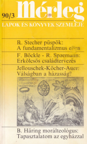 Mrleg - Lapok s knyvek szemlje - 26. vfolyam 1990/3