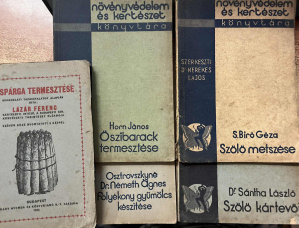 Dr. L�z�r Ferenc Kerekes Lajos - 5 db  kert�szeti/ termeszt�si k�tet