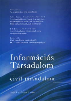 Z. Karvalics László (szerk.) - Információs társadalom - 2005. V. évfolyam 1. szám