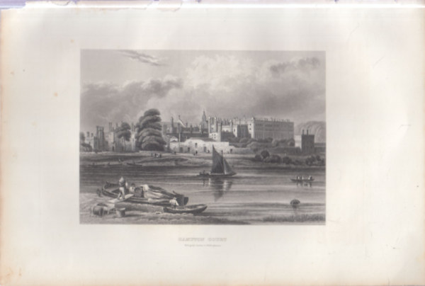 A hamptoni B�r�s�g l�tk�pe - eredeti litogr�fia (metszet)