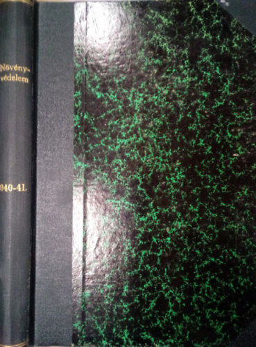Dr. Kerekes Lajos szerk. - N�v�nyv�delem  XVI. - XVII. �vf. 1940.-1941. jan-dec. (k�t teljes �vfolyam) egybek�tve
