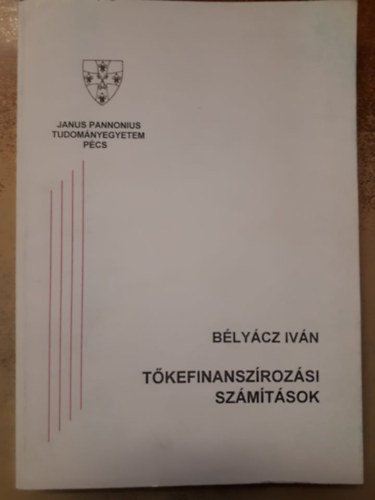 Bélyácz Iván - Tőkefinanszírozási számítások