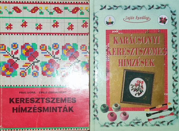 Ilaria Stradiotti Paul Ilona-Zsille Zsigmondn - 2db keresztszemes hmzssel kapcsolatos m - Paul Ilona-Zsille Zsigmondn-Keresztszemes hmzsek, Ilaria Stradiotti-Karcsonyi keresztszemes hmzsek