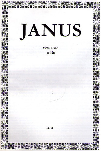 Janus IX. 3.