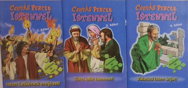 Csod�s percek Istennel 2.-3.-4. k�tet: Isten lelk�nek erej�vel! + T�lts id�t Istennel! - V�laszd Isten �tj�t! (3db)