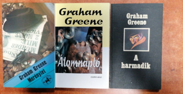 Graham Green - 3 db Graham Green knyv:A harmadik,Mernylet,lomnapl