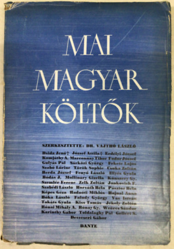 Dr. Vajth� L�szl�  (szerk) - Mai magyar k�lt�k