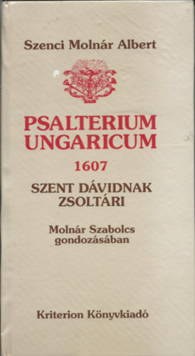 Szenci Molnár Albert - Psalterium Ungaricum