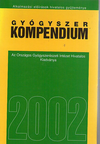 Gy�gyszer Kompendium 2002 / CD ROM mell�klettel