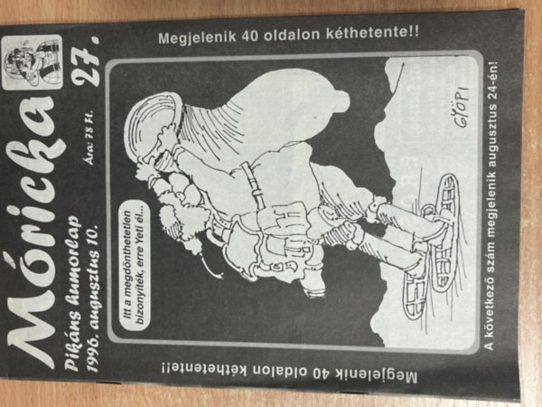 Móricka 27 - 1996. augusztus
